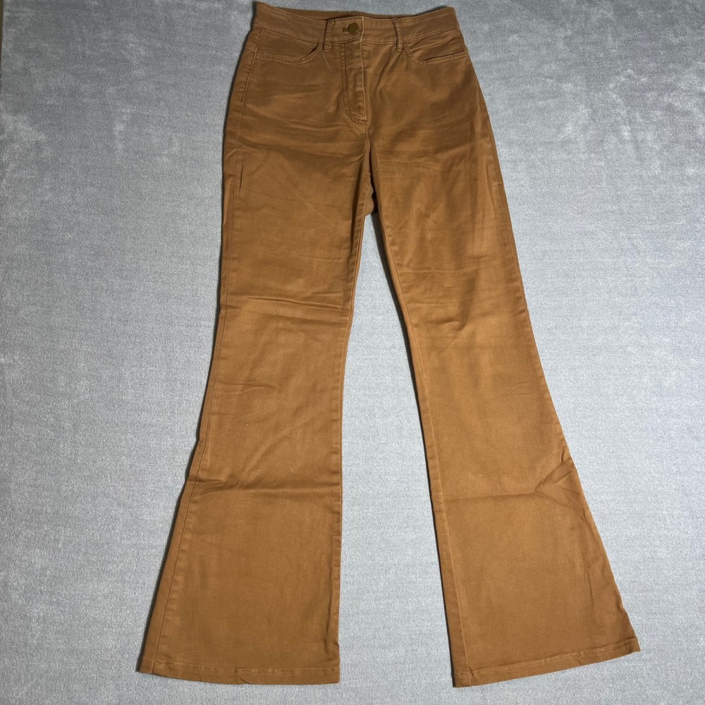The Group by Babaton Aritzia Brown High Waisted Flare Pants Size 0 Camel
